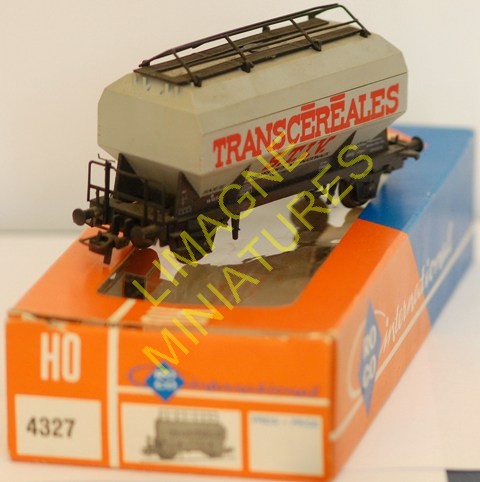 ROCO HO 46432 WAGON TRÉMIE TRANSCEREALES SNCF - ÉCHELLE HO